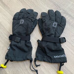 BURTON Black Snowboard Ski Winter Gloves. L